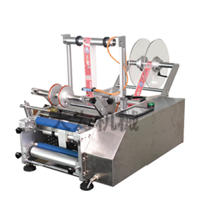 半自動圓瓶貼標機